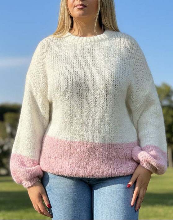VALANCE- PANEL KNIT JUMPER #SpringSale 🌼🌷