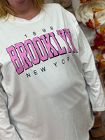 Load image into Gallery viewer, CURVY- BROOKLYN JERSEY TOP-
