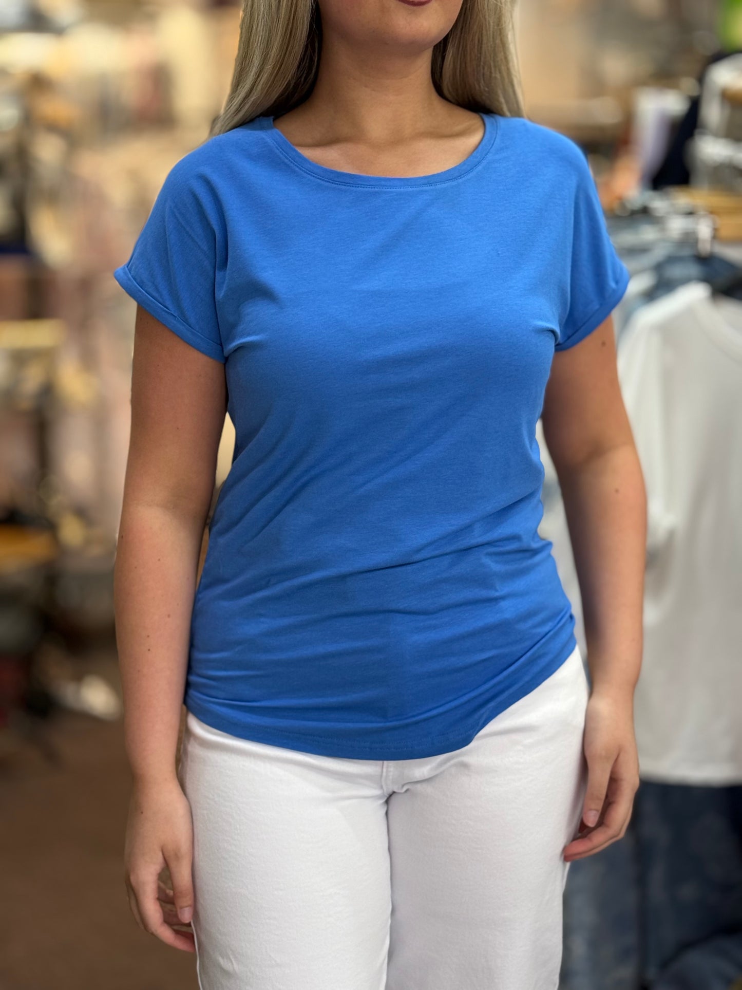 BYOUNG MILA TEE- BLUE