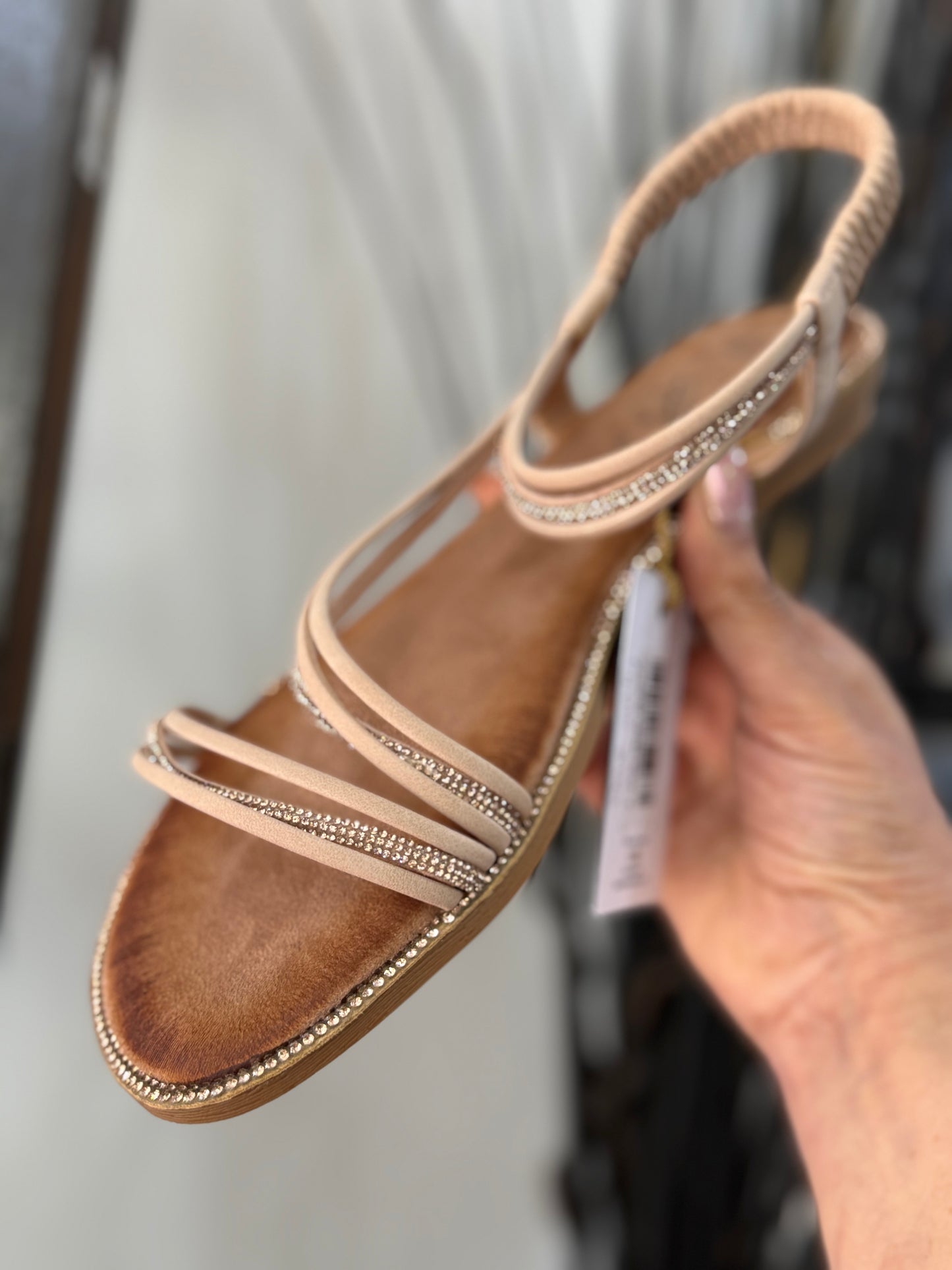 LUNAR- ARUBA SANDAL-WHITE - NUDE- AUTO15% off @checkout