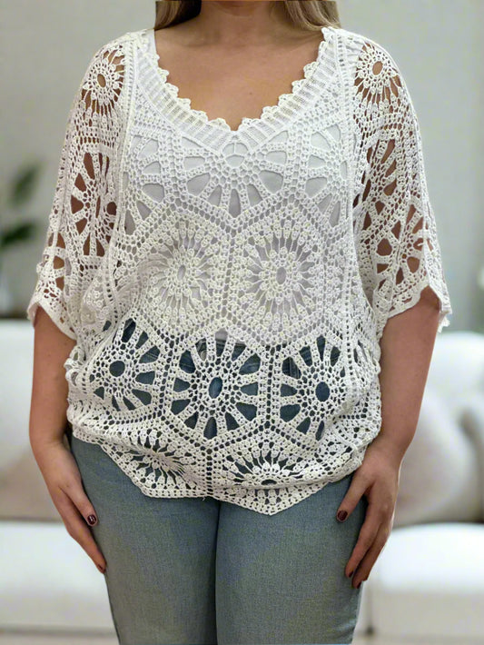 ROMA- JILLIE CROCHET V FRONT/BACK