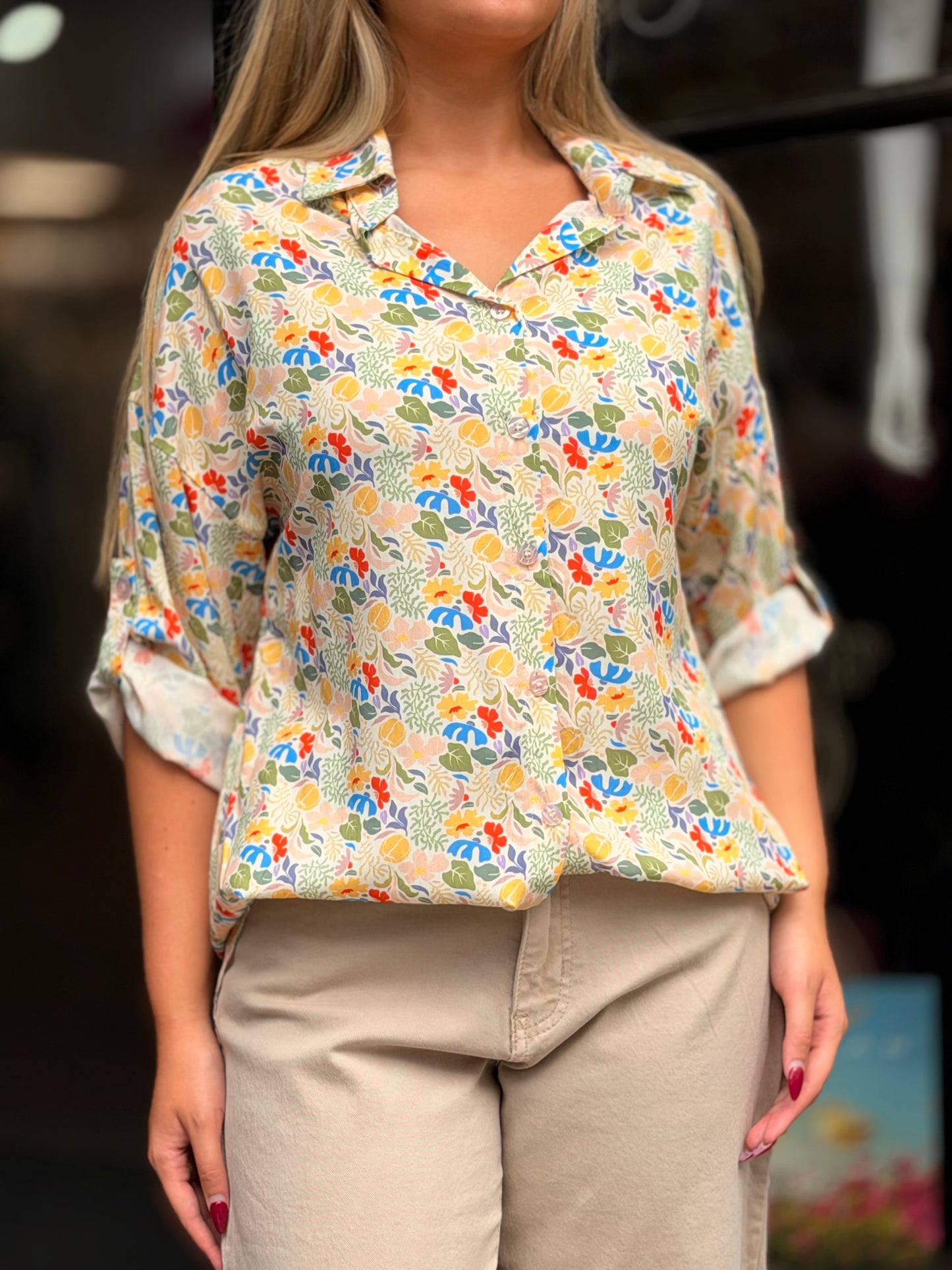 JUNI-FLORAL SHIRT