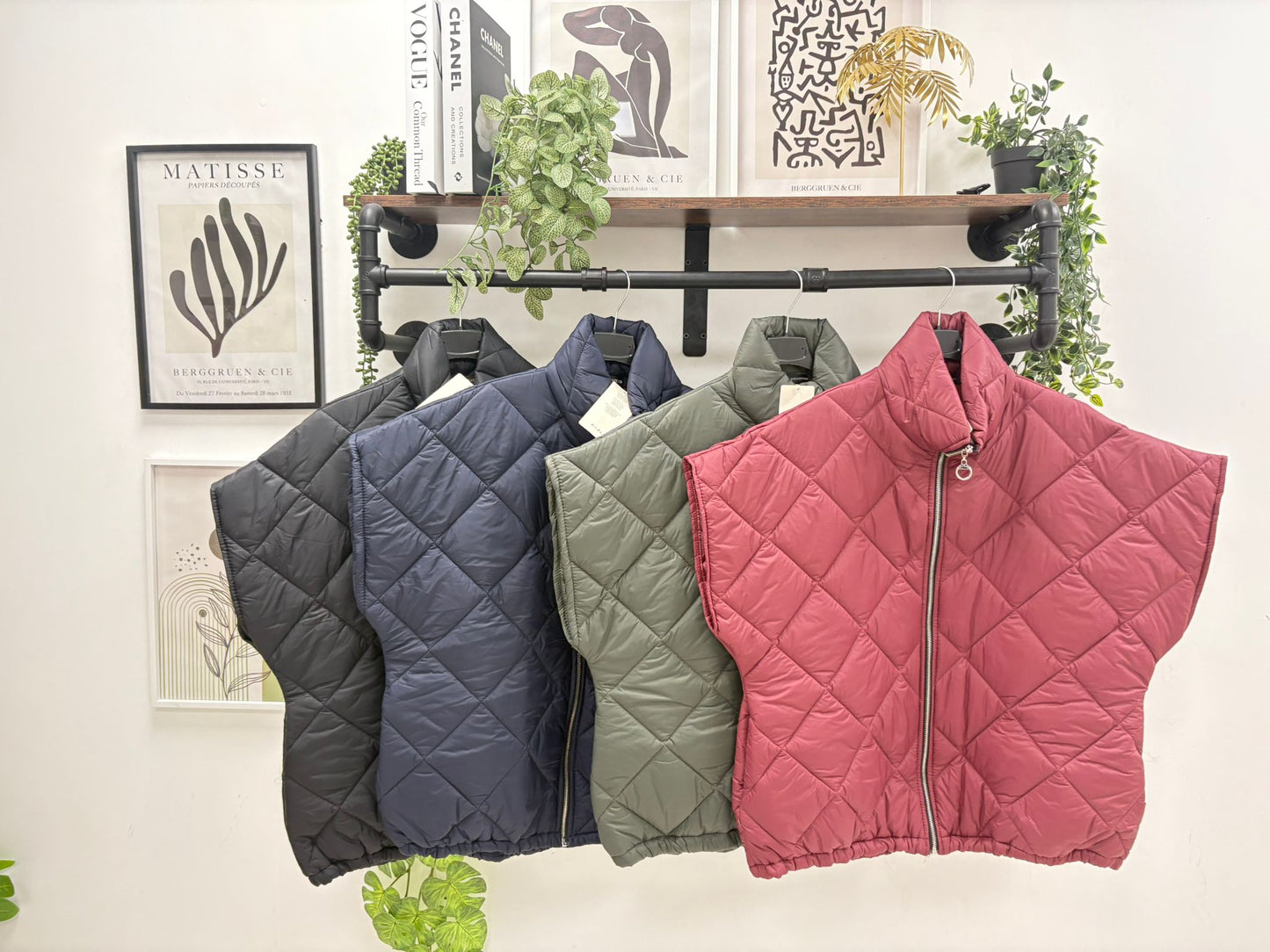 ARLEEN- QUILTED S/L JACKET- #BlackFridaySale --🖤🖤 AUTO XTRA20% off @ Checkout