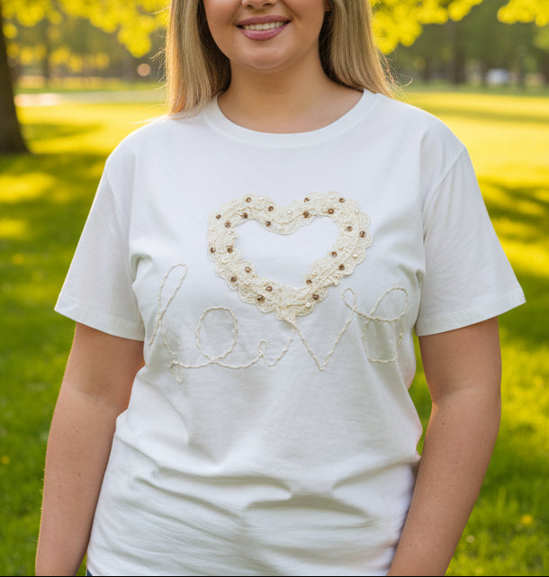 NAPELS - CROCHET AMOUR TEE -
