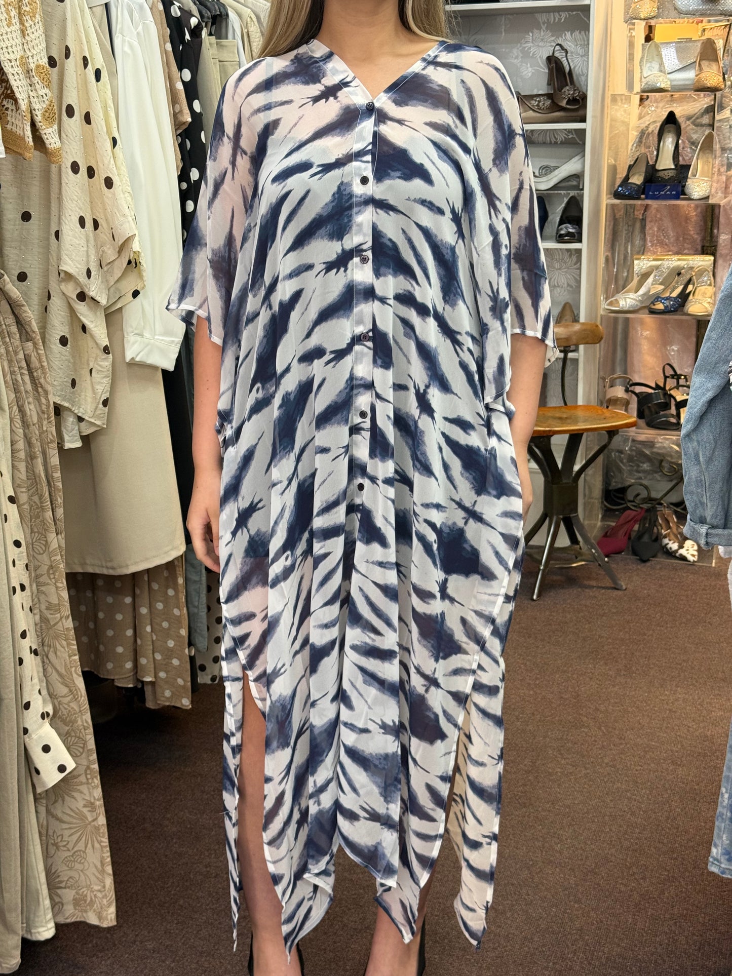 FRANSA- NATALA CHIFFON KAFTAN
