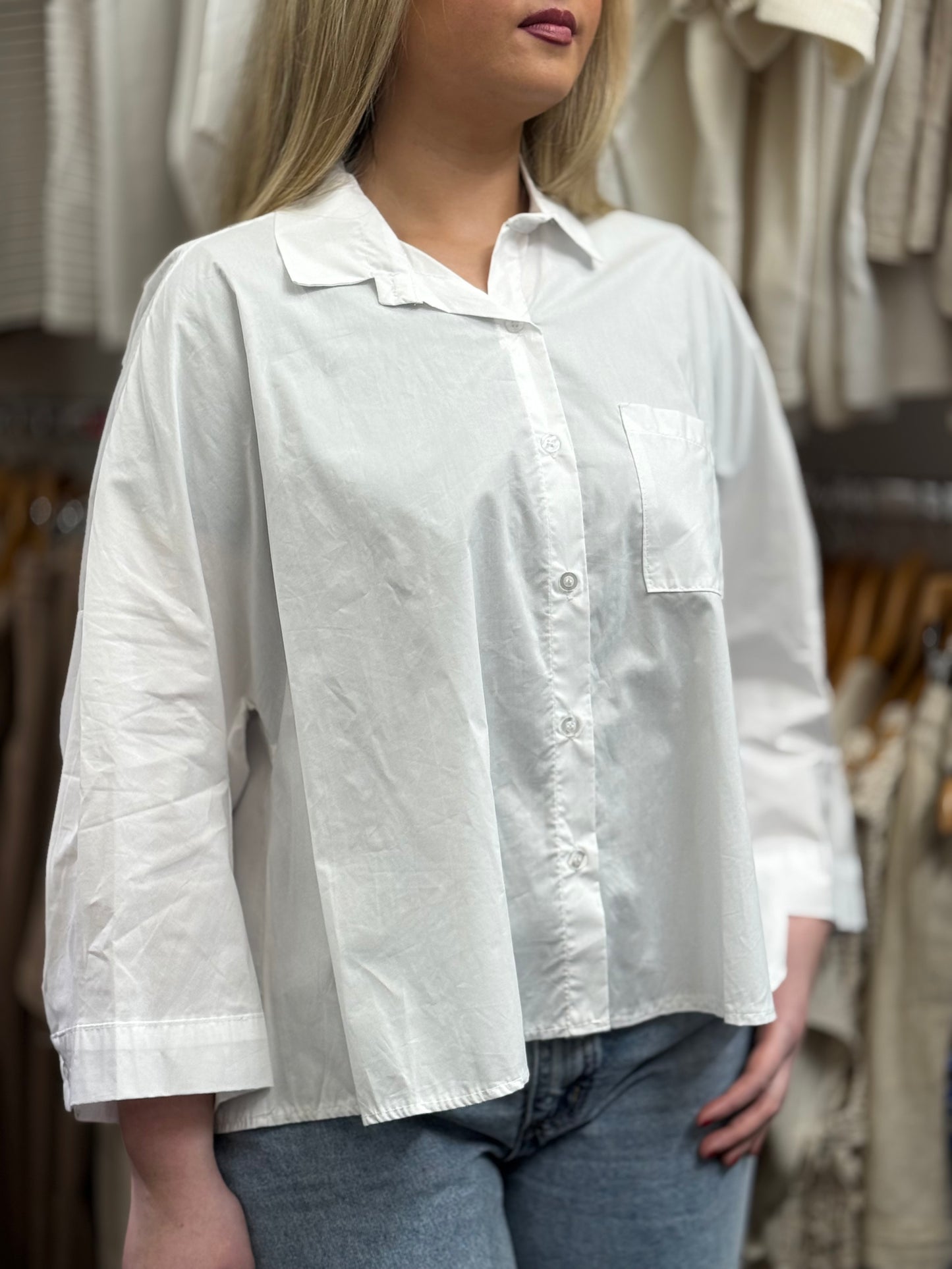 CASSIE- BOXY SHIRT