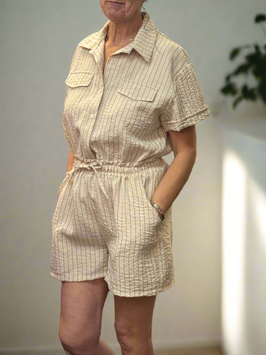 SOFIE- PINSTRIPE PLAYSUIT