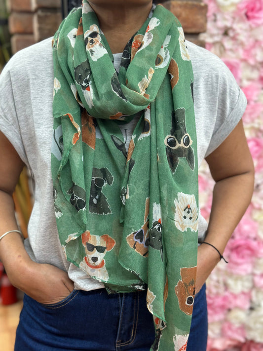 SUNGLASSES DOG SCARF - ALL COLOURS -ENDOFLINE