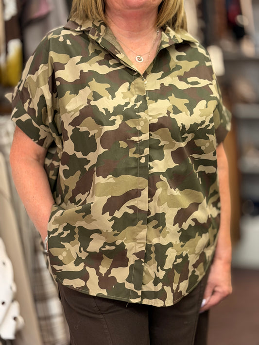 CHARLIE- CAMO OVERSIZED SHIRT