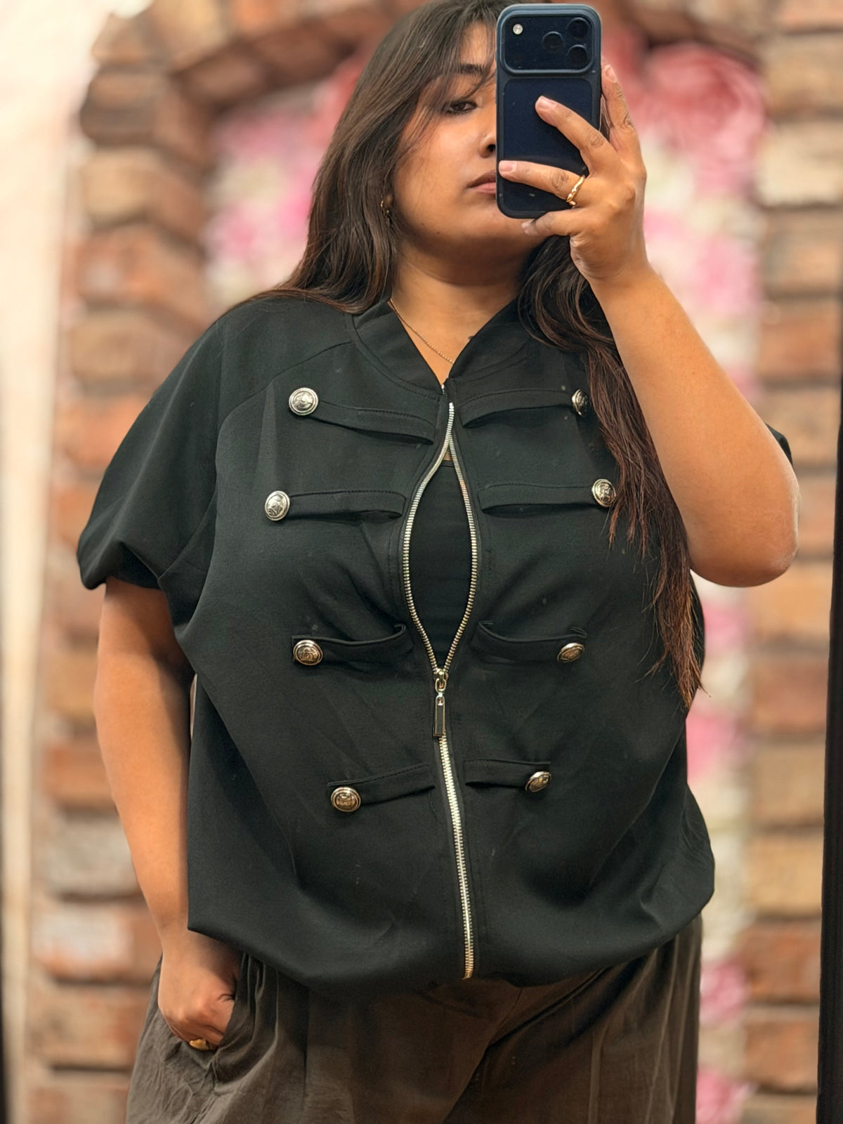 CLEO- OVERSIZED MILITARY SCUBA SWEAT JACKET