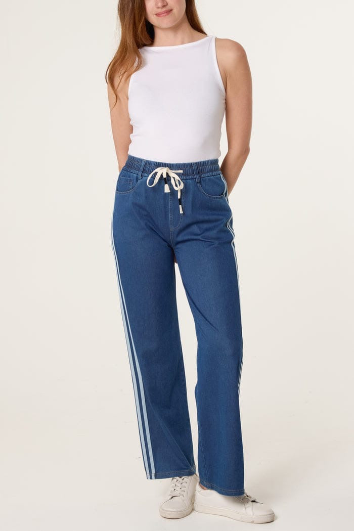ELSIE- SIDE STRIPE D/LOOK TRS