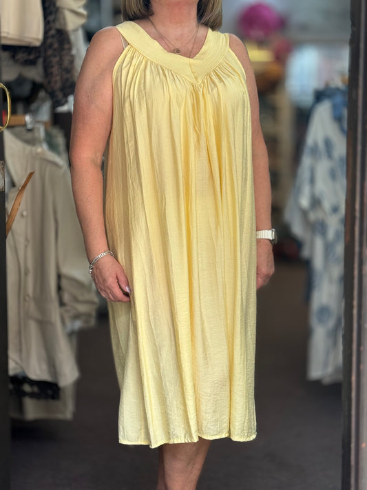 LILY- V NECK DRESS -Fits 12-20 #ENDLESS-SUMMER
