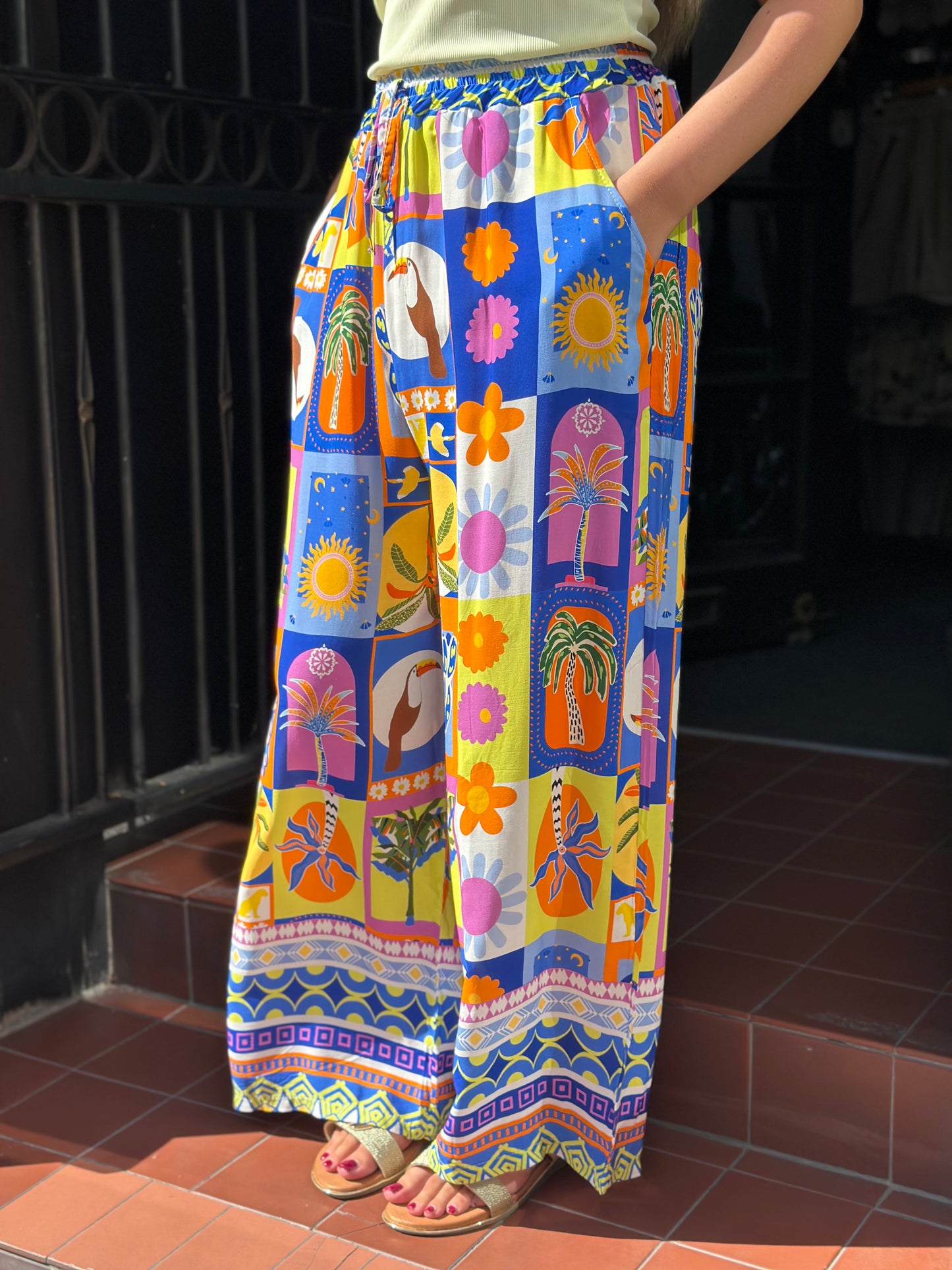 TAMMY- PRINTED TROUSER
