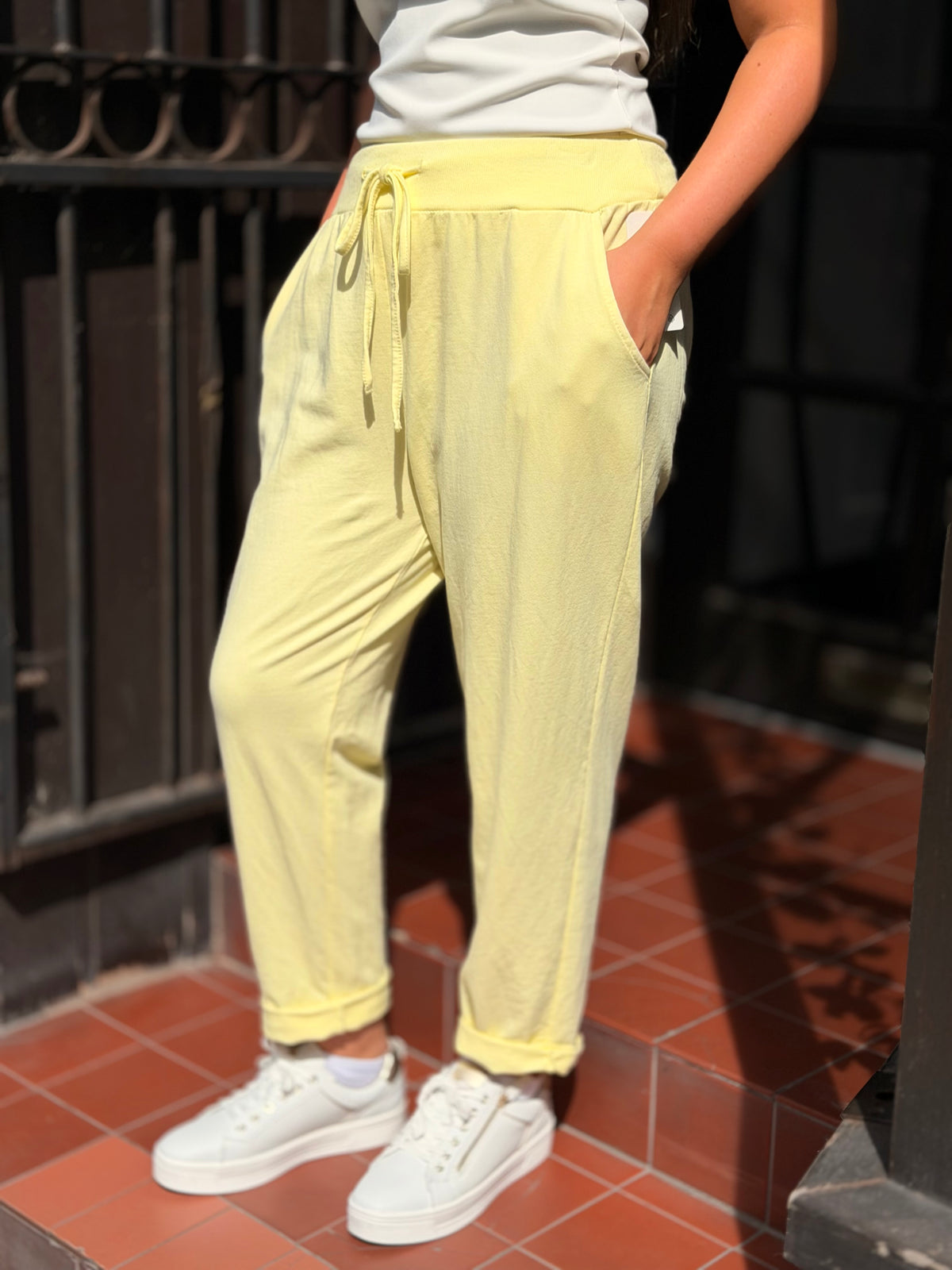 RUBIE- MWBasic D/STRING JERSEY JOGGER