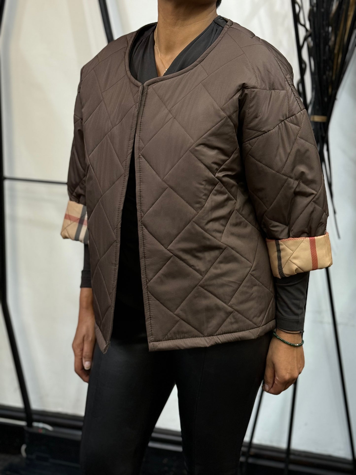 B-BERRY INSPIRED QUILT JACKET-