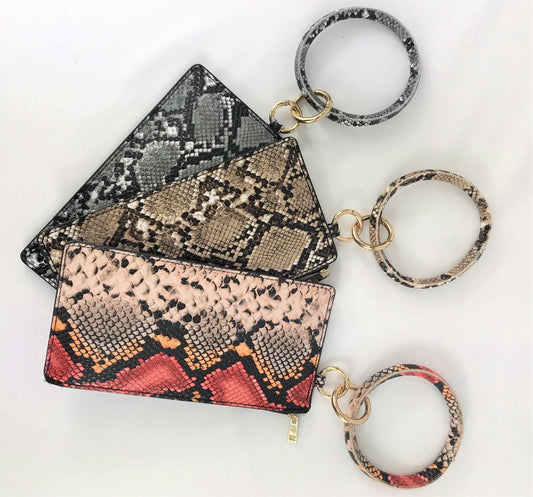 MALISSAJ-SNAKE WRIST WALLET