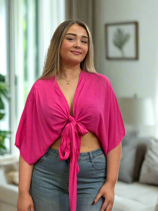 HARPER-FRONT TIE SHRUG