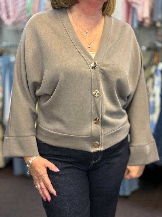 RAMOM- LUXE SCUBA RELAX CARDI JACKET
