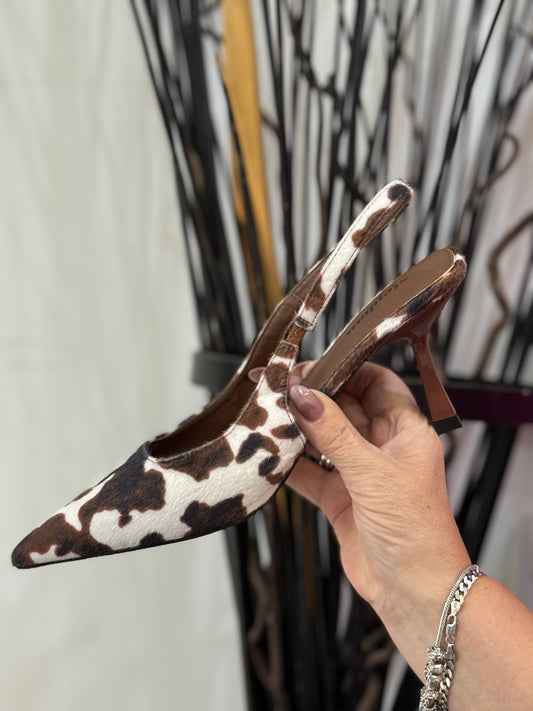 HARPER SLING BACK SHOE-COW