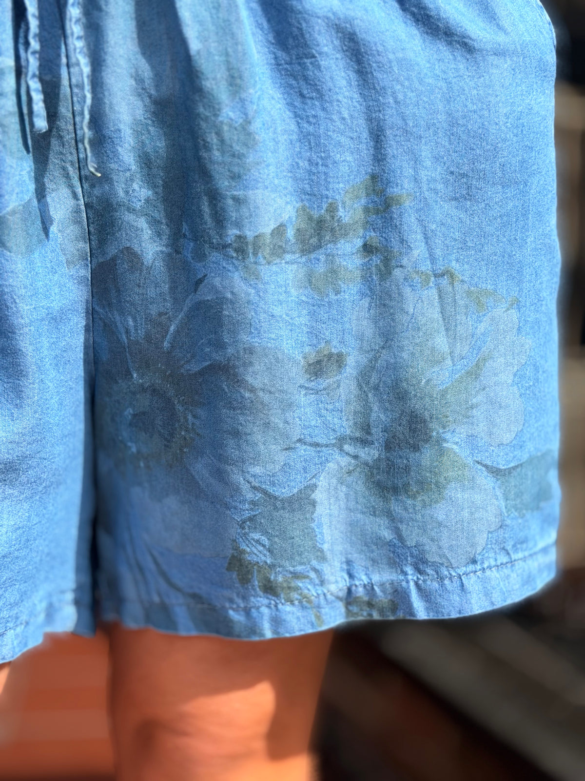KEELY- DENIM LOOK SHORTS