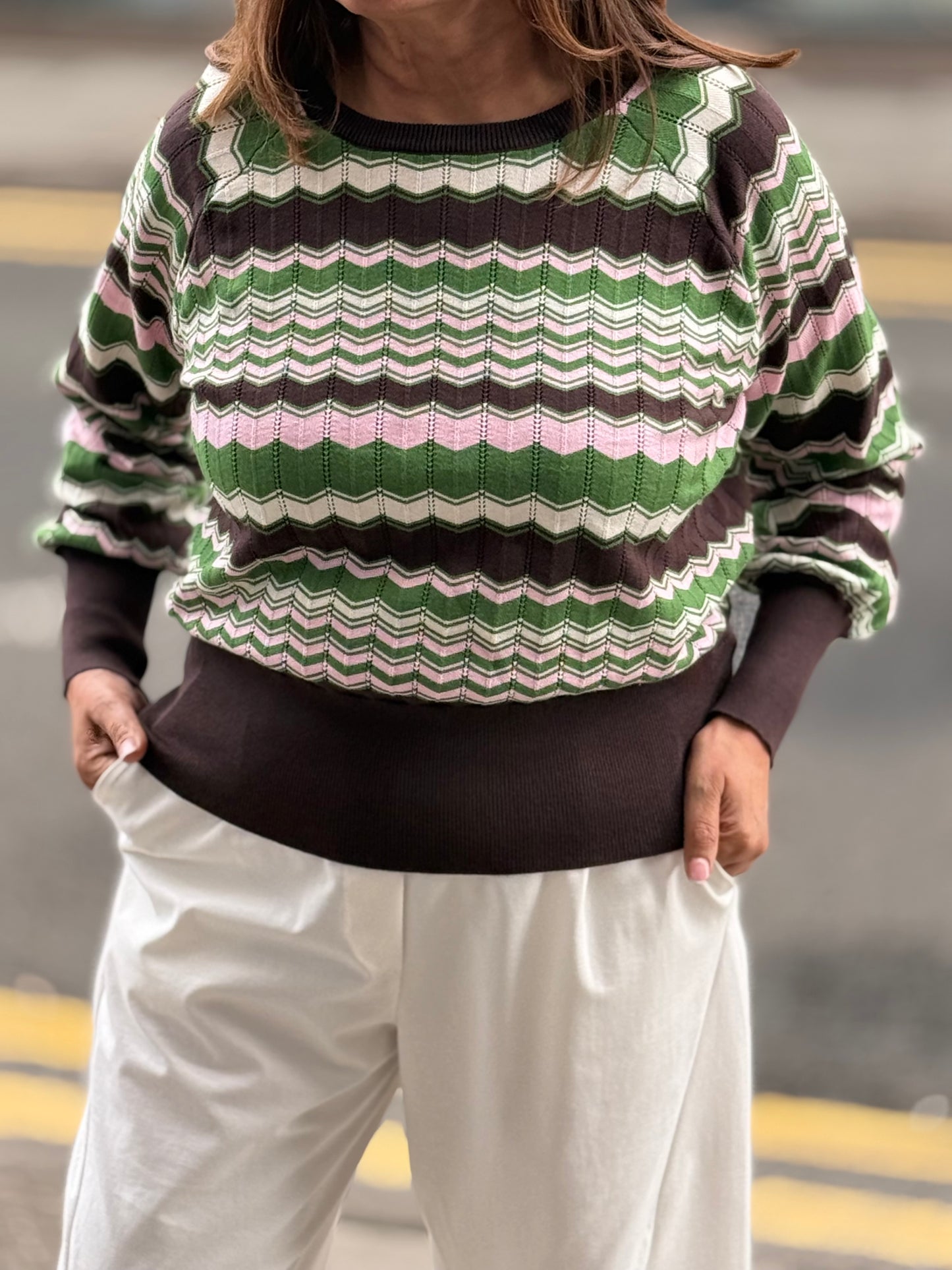 BYOUNG-MORLA MULYI STRIPE JUMPER