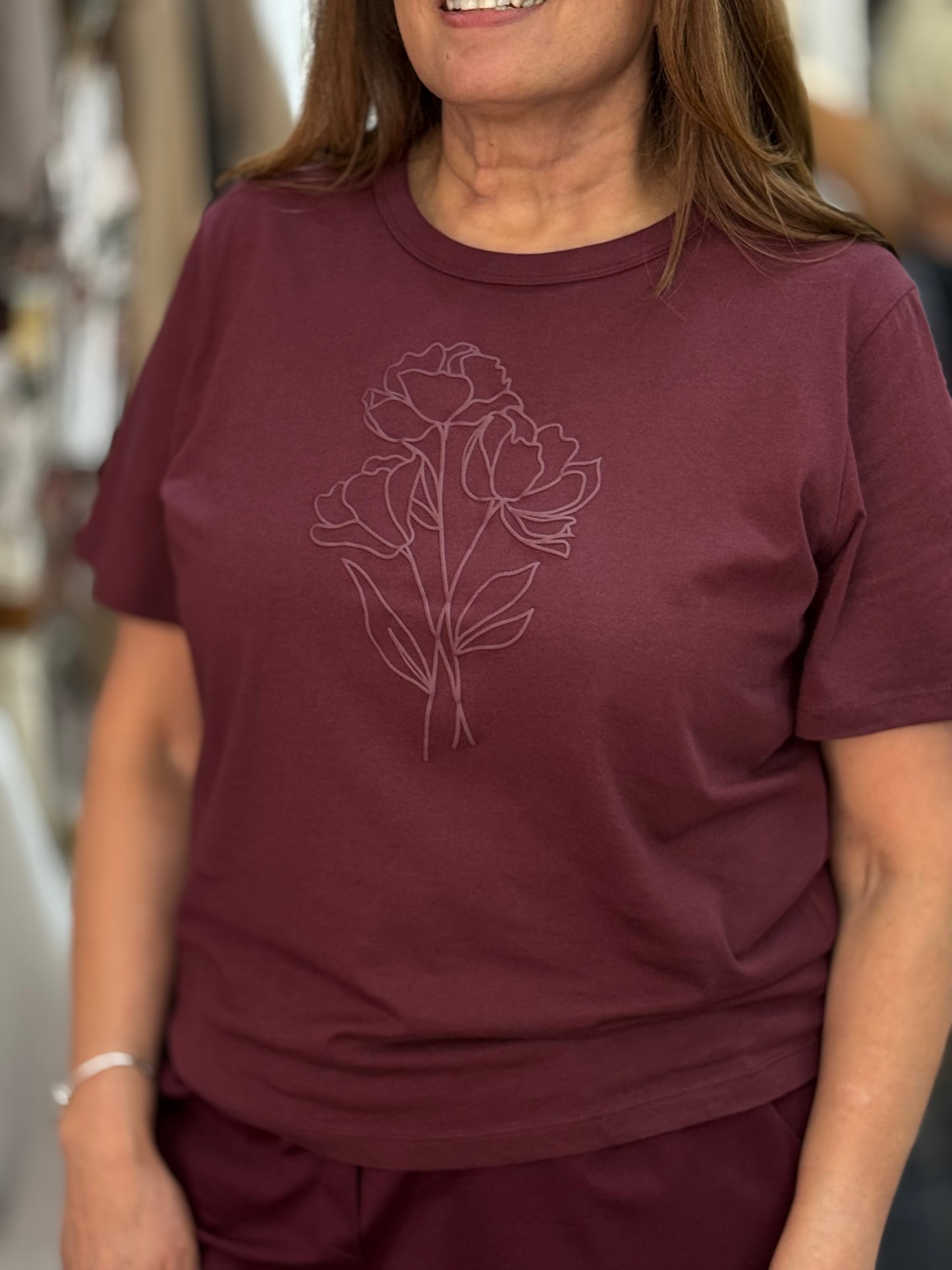 FRANSA-JOSIRA MOTIF TEE