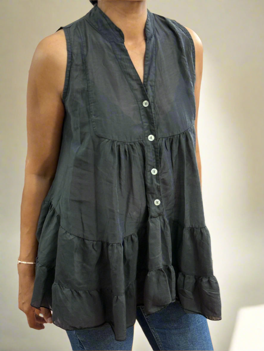 KENDRA- TENCEL TIERED TOP