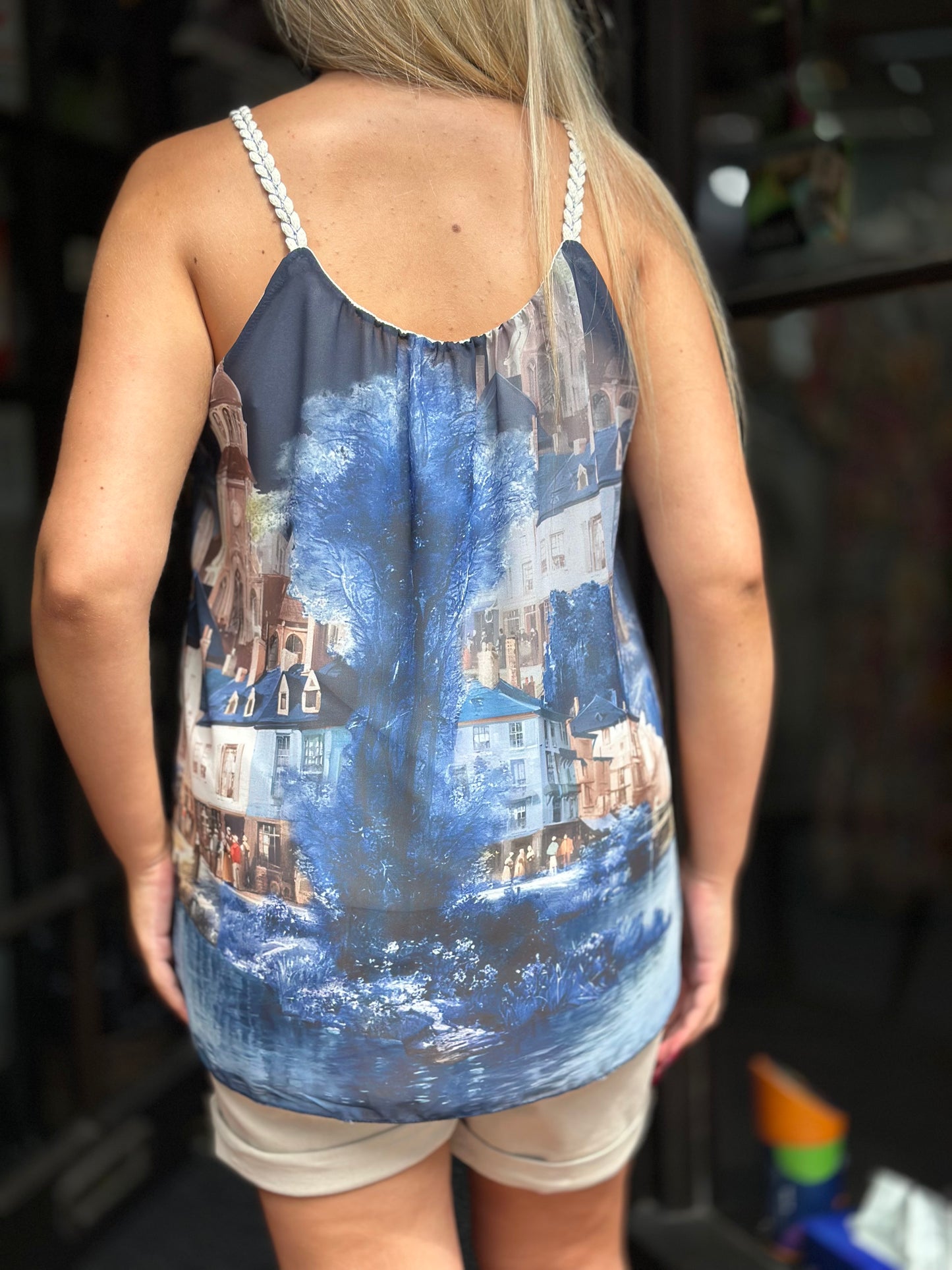 VENICE-CHIFFON CAMI TOP