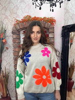 Load image into Gallery viewer, FLOWER JUMPER - DAISY-BANKHOLIDAY PAYDAY SALE🛍
