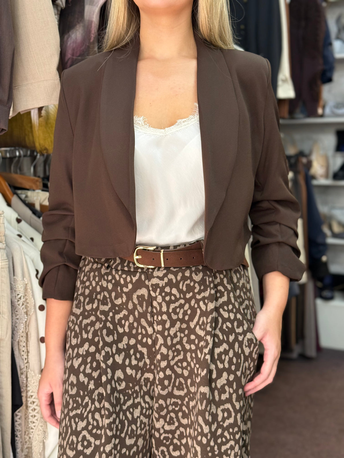 MIMI- CROPPED BLAZER