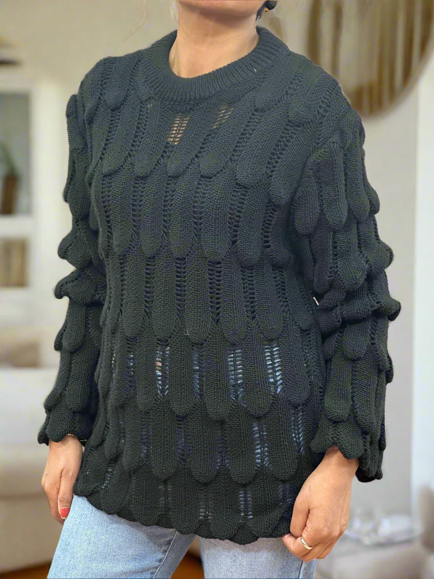 BAILEY- SCALLOP JUMPER-#ENDFEBFLASH