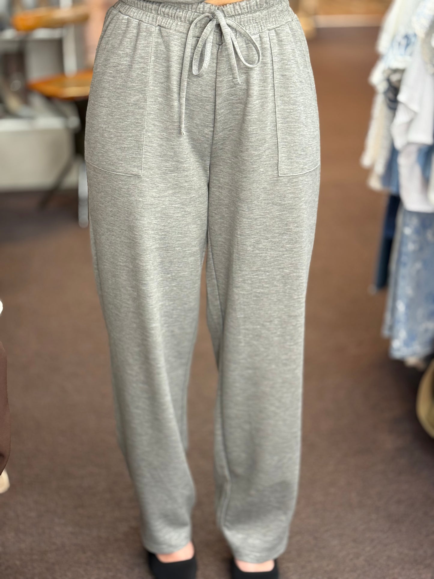 BYOUNG-PUSTI PREMIUM SCUBA GREY CO-ORD