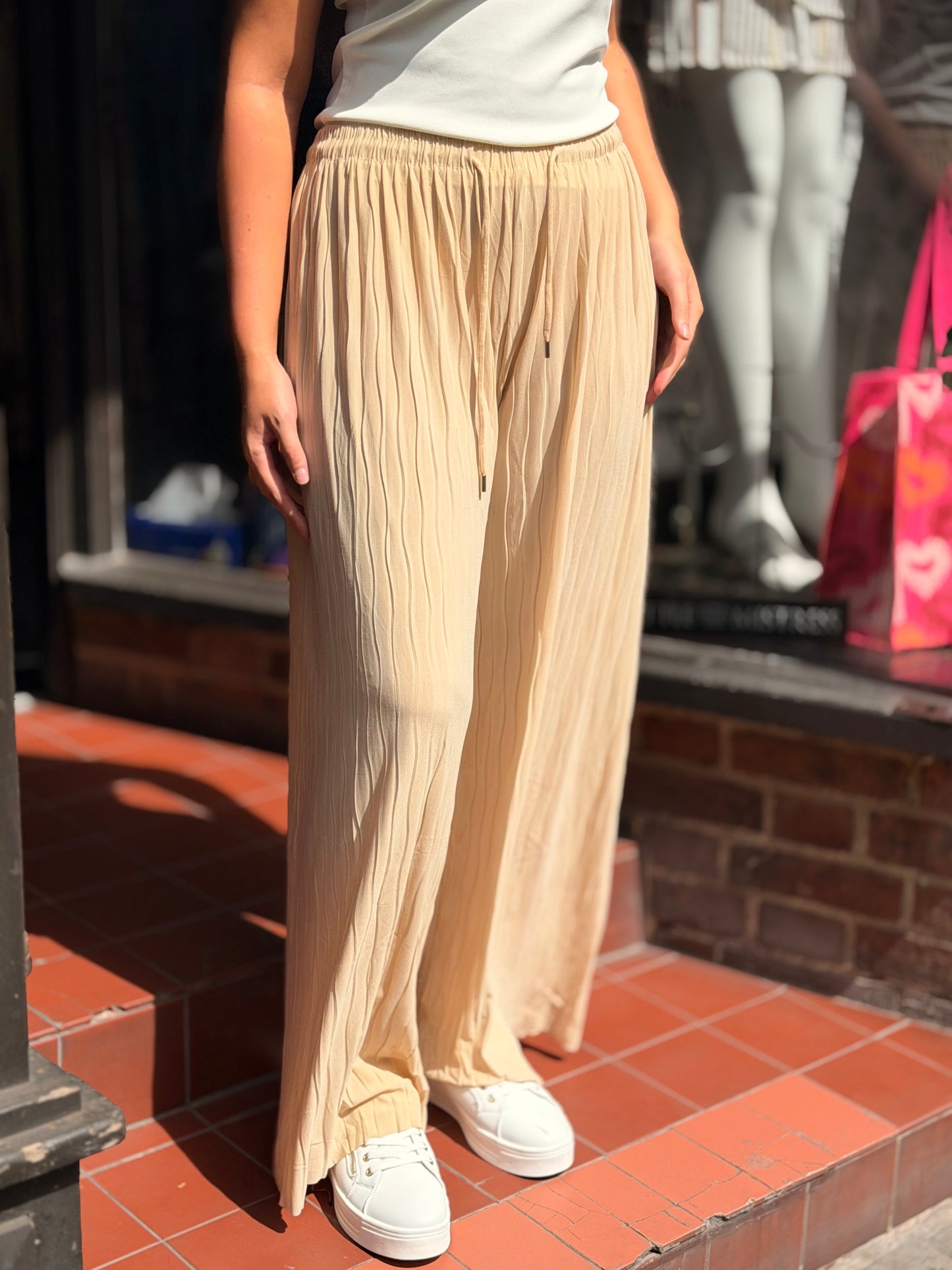 HAVANA- CRINKLE WAVE TROUSER