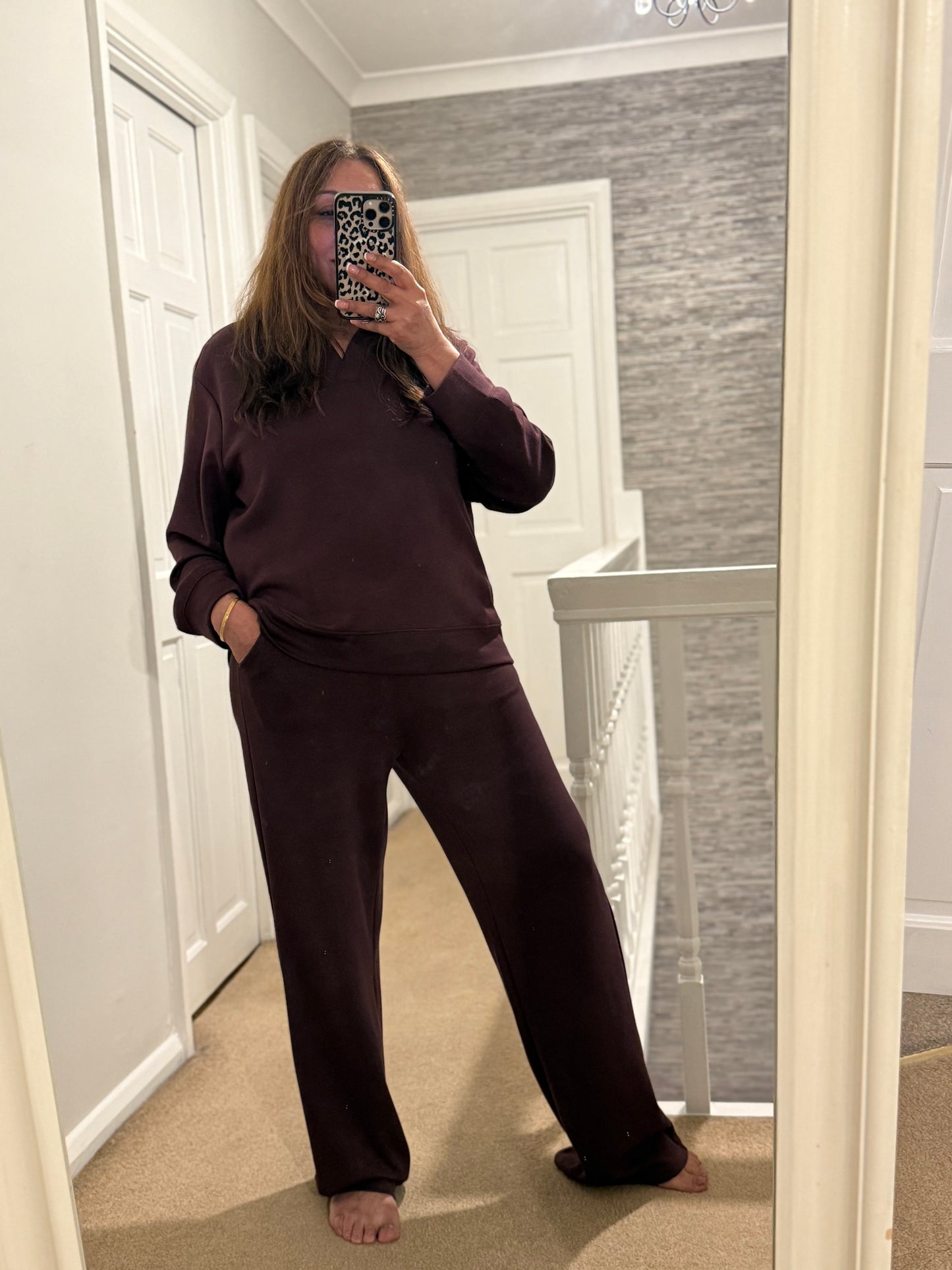 FRANSA-AURORA COLLAR SWEATSHIRT-CO-ORD- FLASH BFSALE