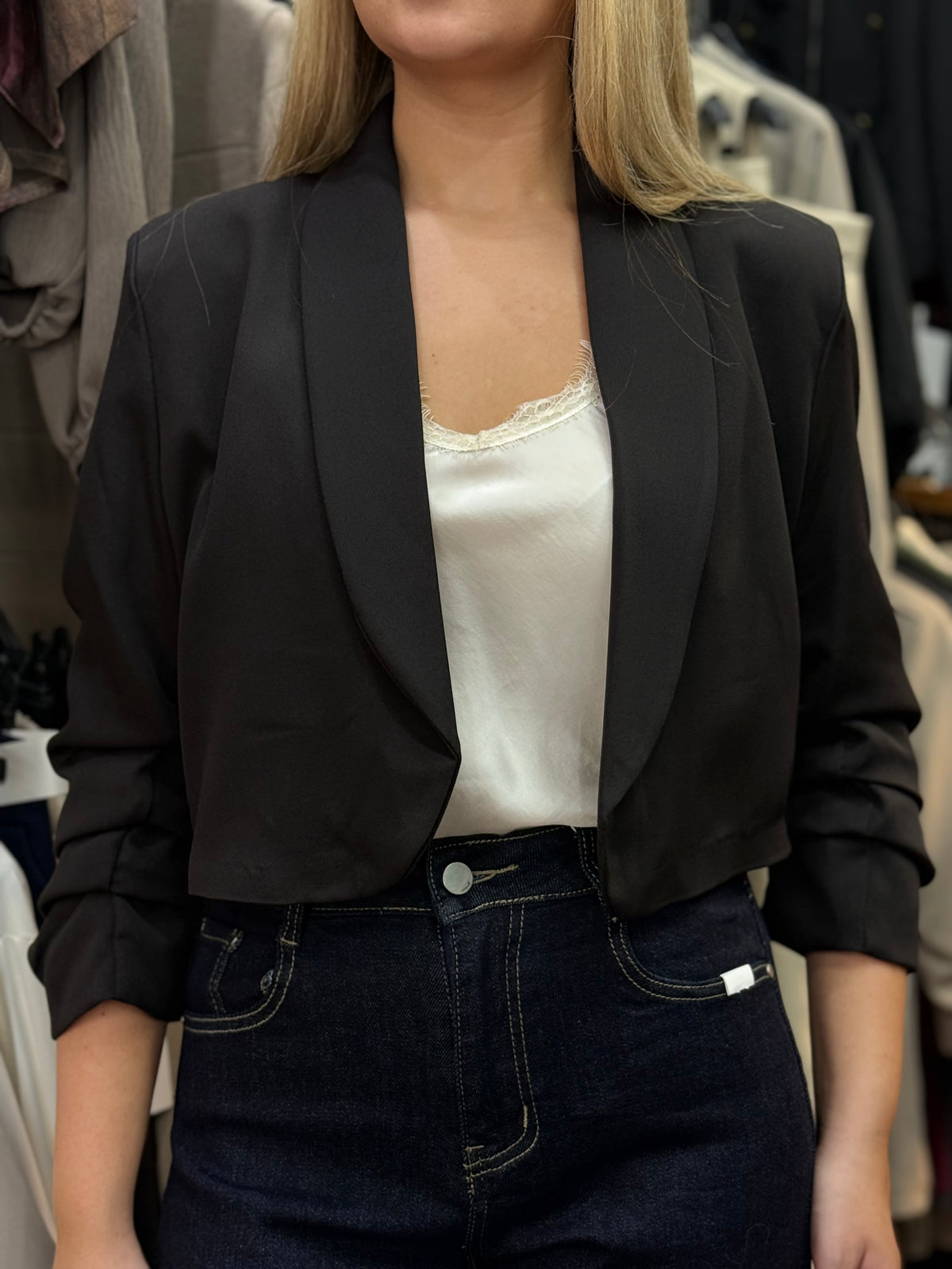 MIMI- CROPPED BLAZER