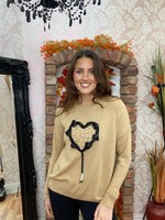 Load image into Gallery viewer, PEARL HEART KNIT- FLASH20%off
