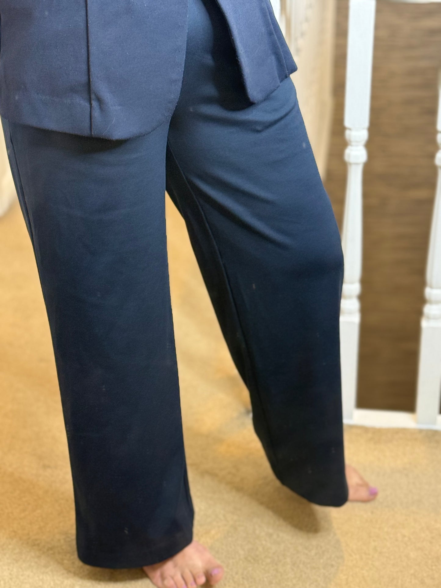 BYOUNG-RIZETTA W/LEG CROP PANTS -