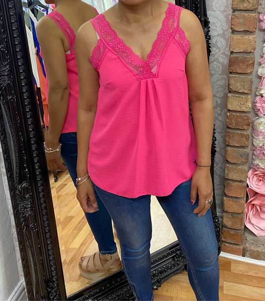 ST IVES LACE TRIM CAMI