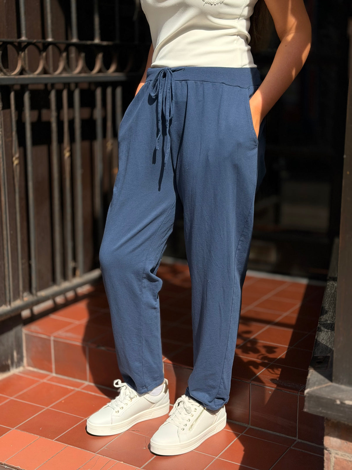 RUBIE- MWBasic D/STRING JERSEY JOGGER