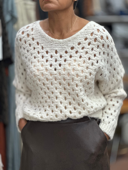 DOLLY-HOLEY KNIT JUMPER