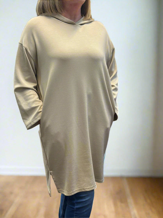 BYOUNG-TULLUS SCUBA HOODY DRESS -  FLASH 25% OFF
