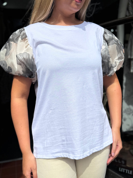 REENA-PUFF SLEEVE TSHIRT
