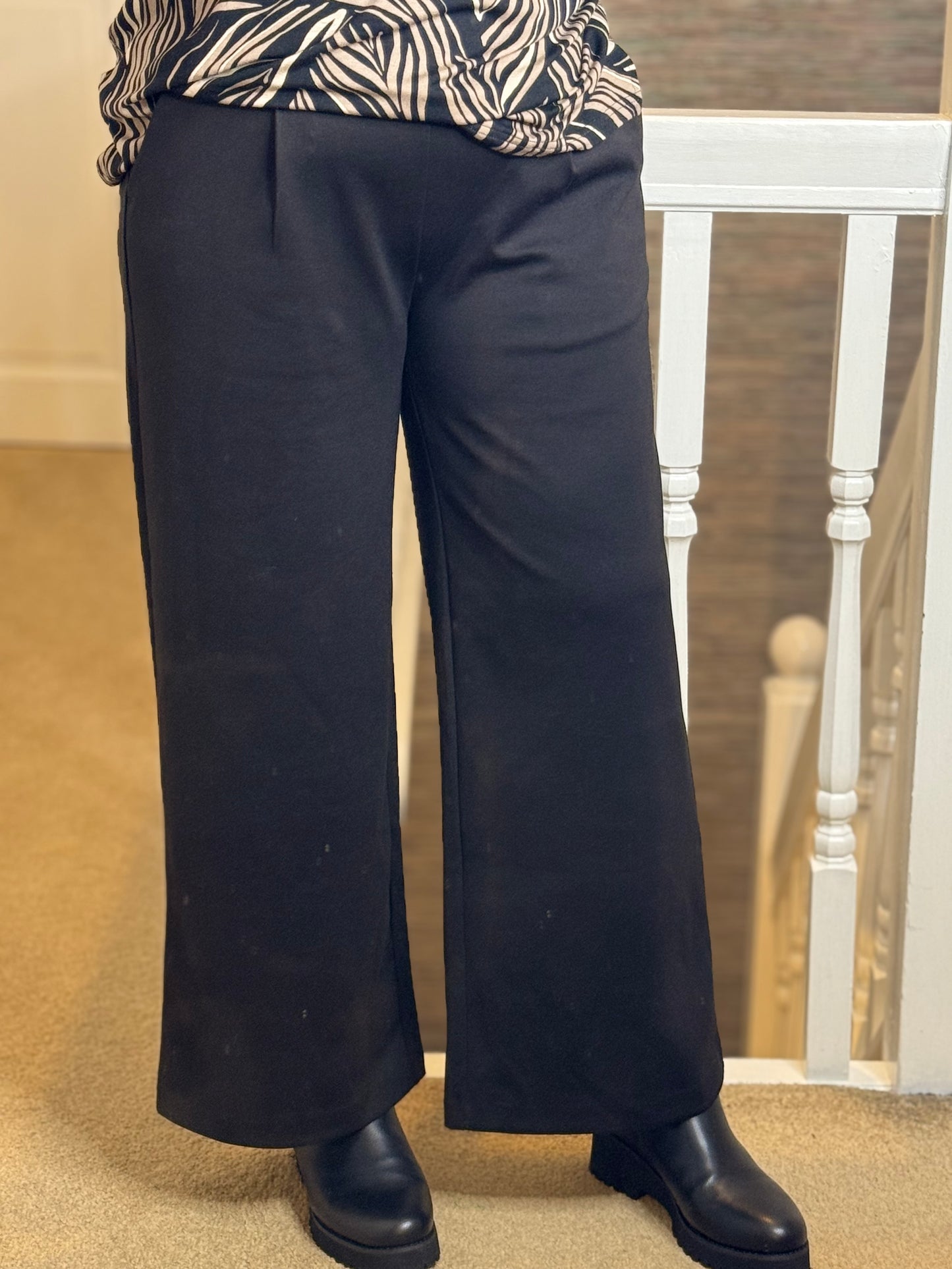 BYOUNG-RIZETTA W/LEG CROP PANTS -#NOVEMBER BF10%