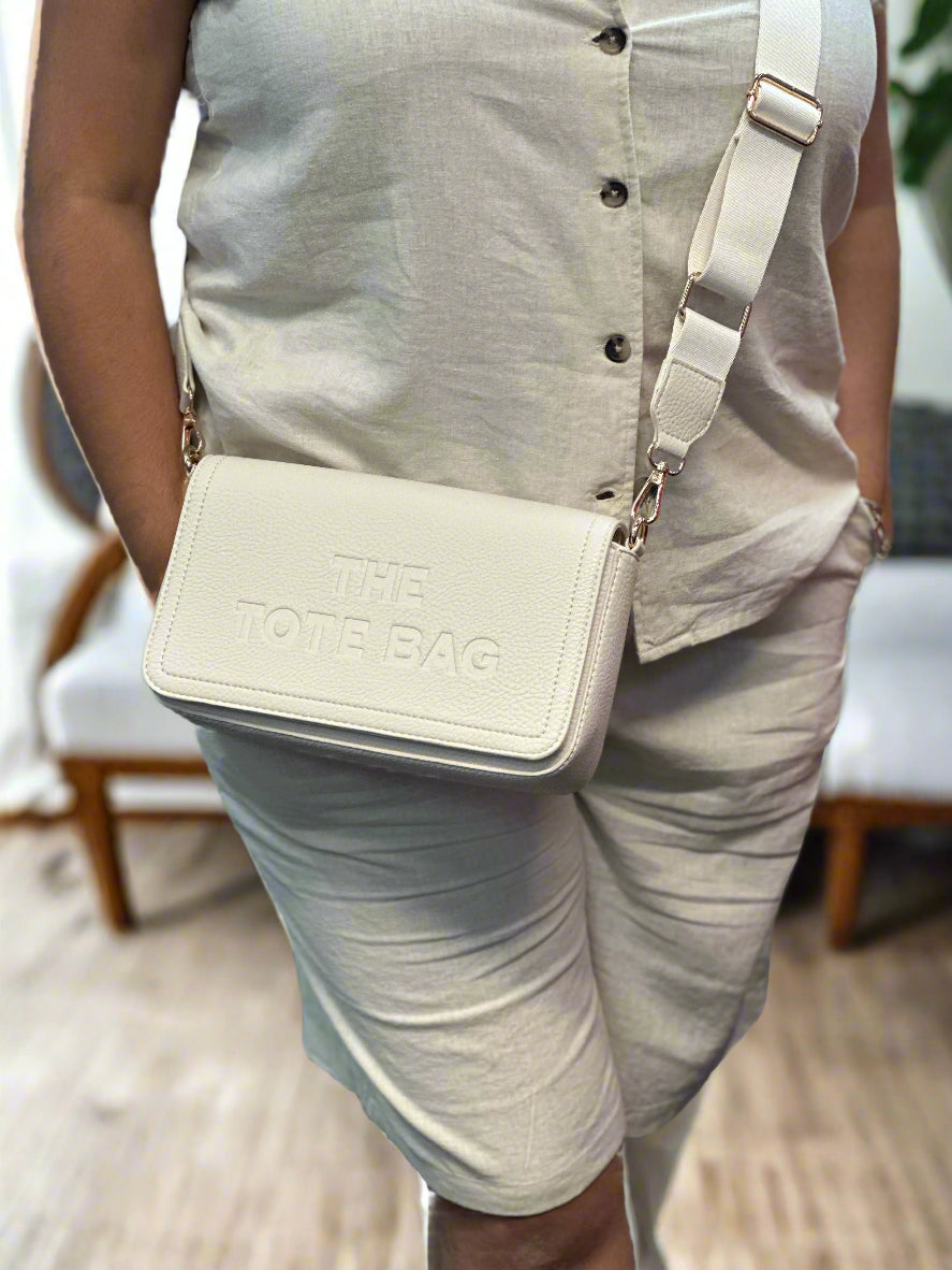MJ FLAP-OVER TOTE HANDBAG