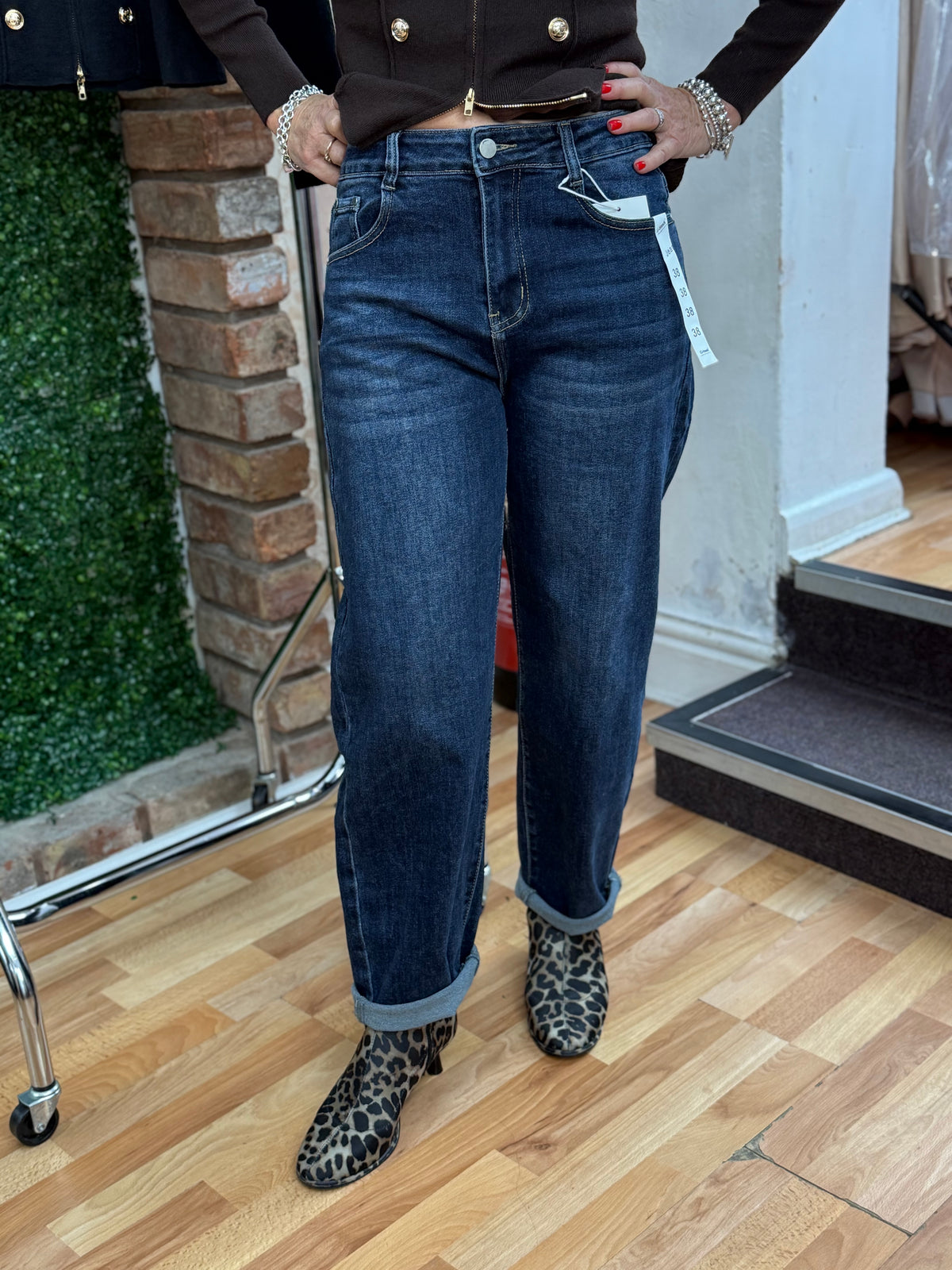 AVA- GSMACK BAGGY RELAX FIT-VINTAGE BLUE
