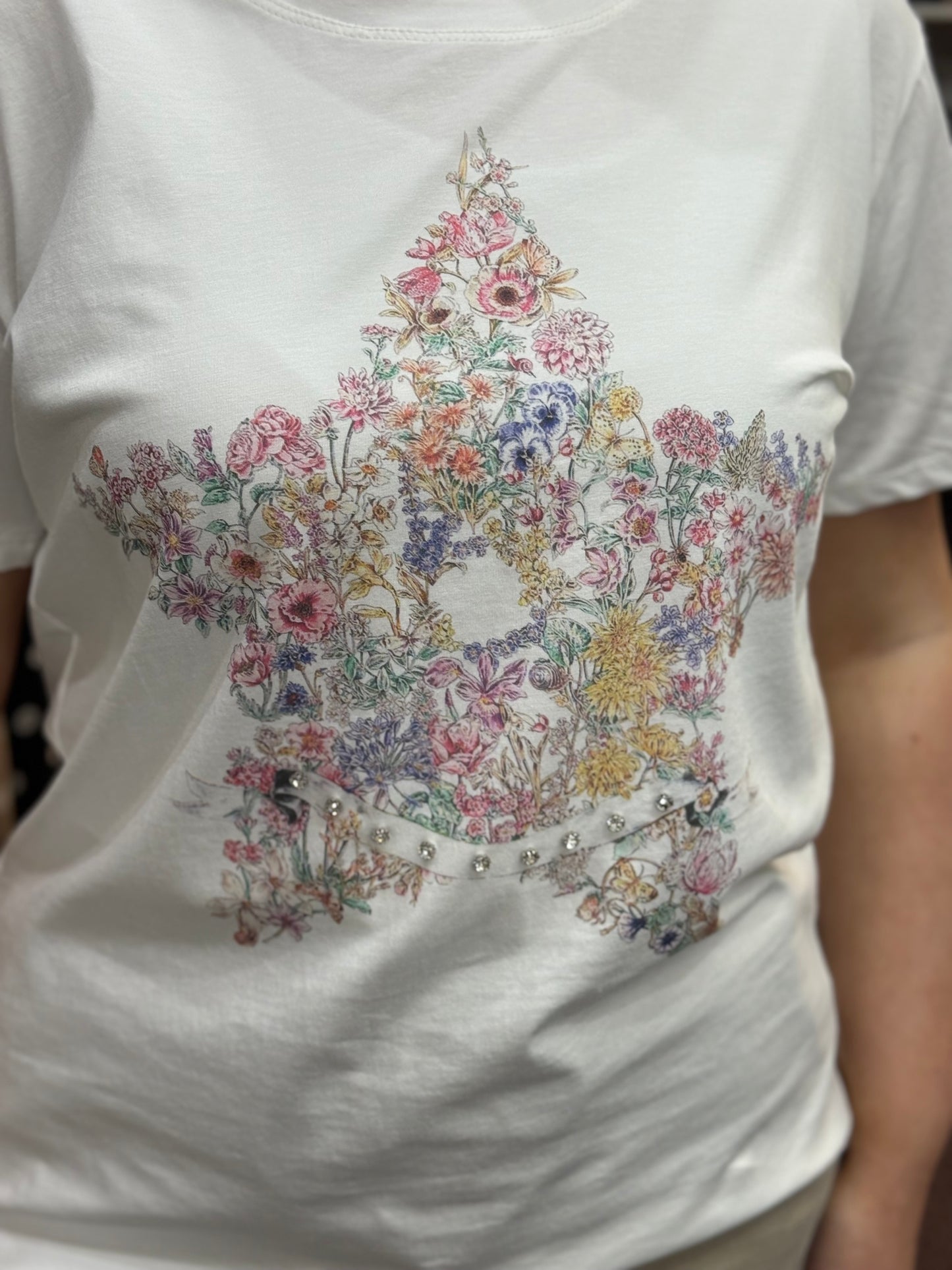 OSAKA-FLORAL STAR TEE #SunshineSALE