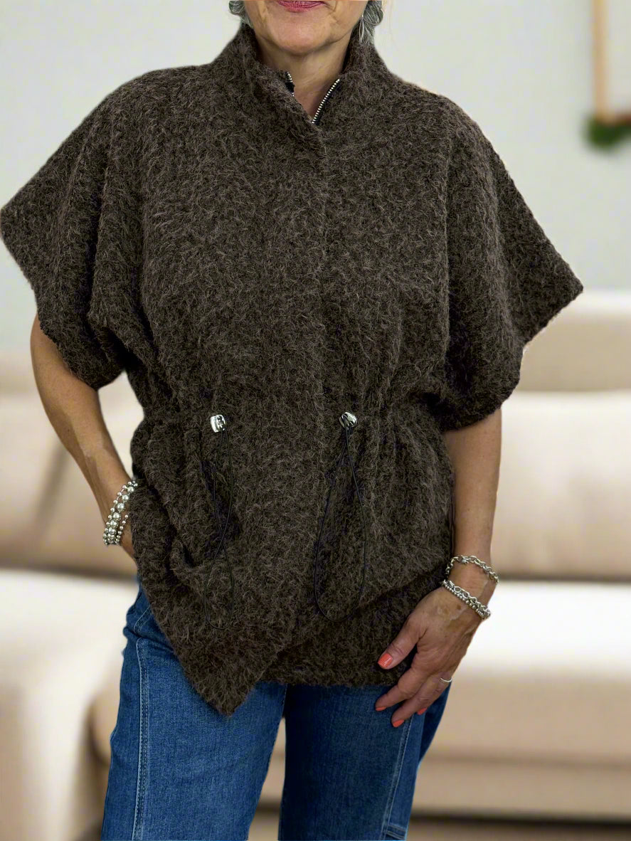 ALEX- NO WOOL DRAW WAIST GILLET/JKT