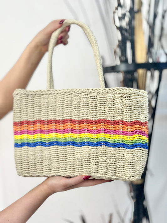 RONNI- RAINBOW STRIPE BAG
