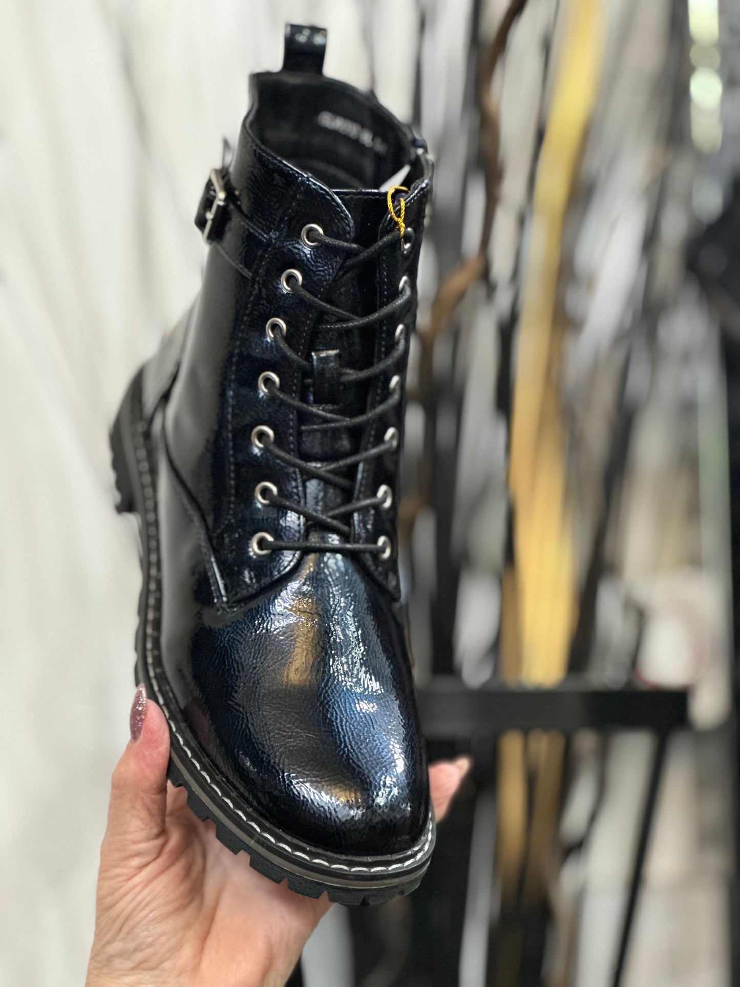 LUNAR PARLOUR ANKLE BOOT- NAVY