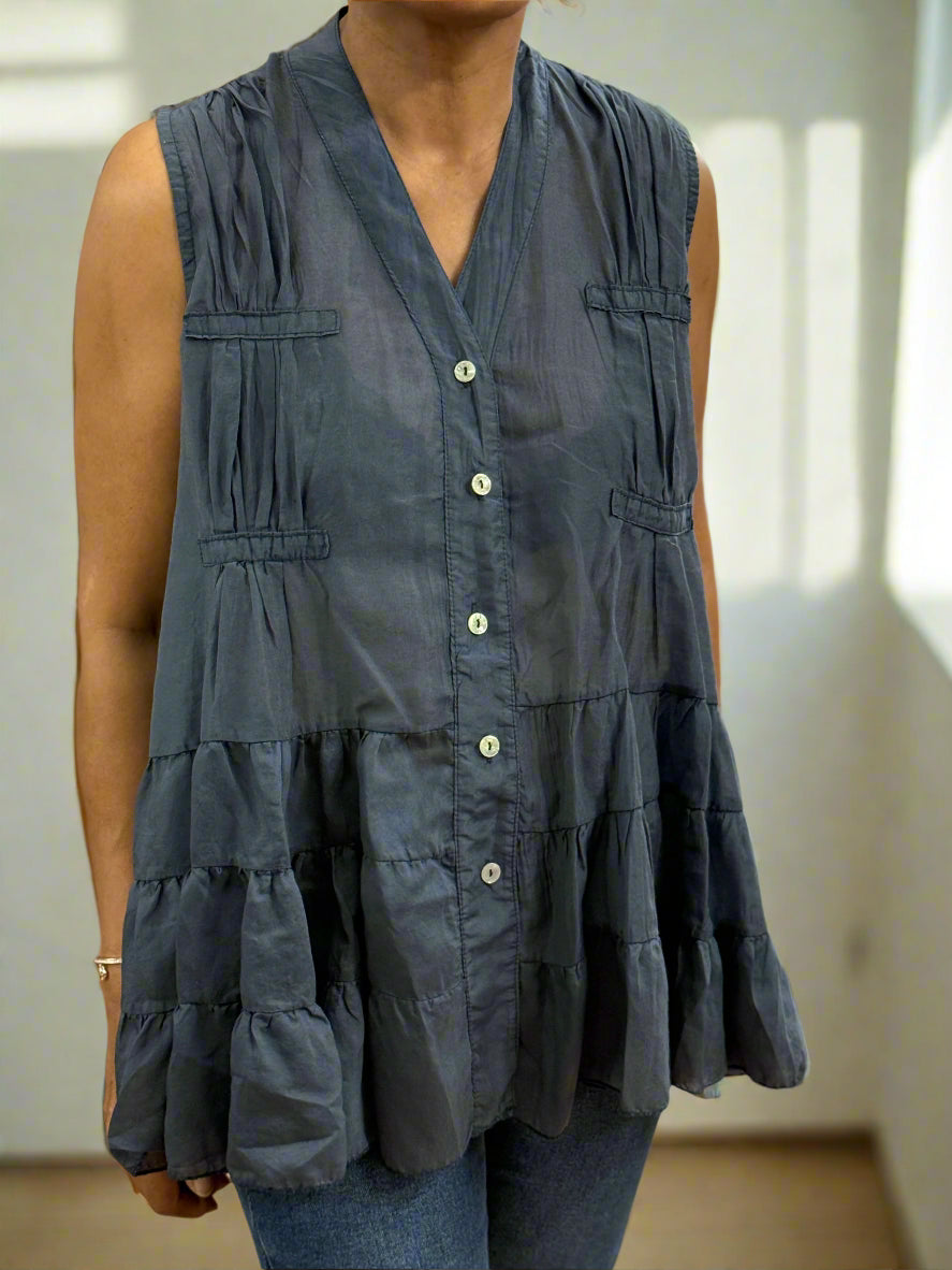 LEXI - S/L TIERED SWING TOP